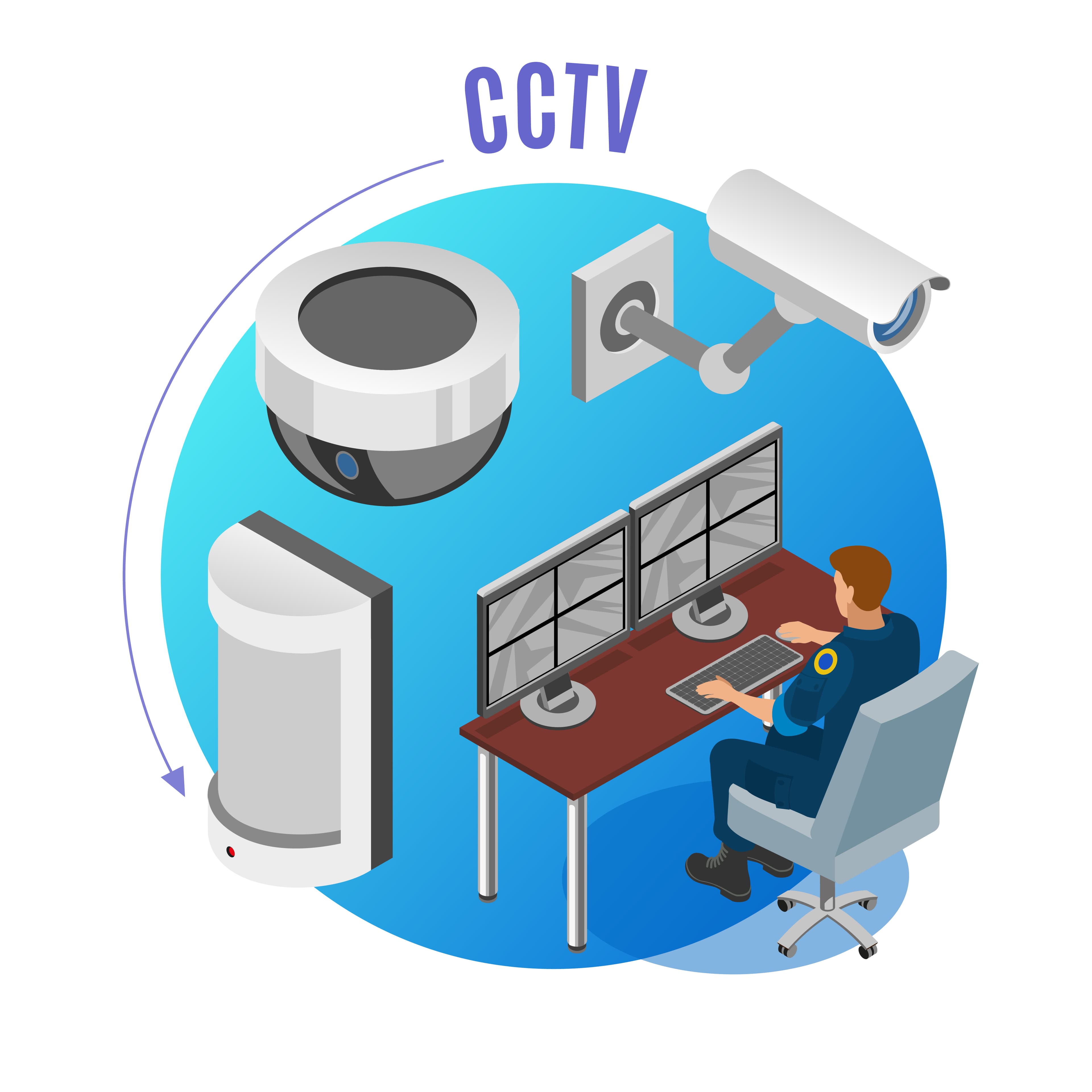 Smart CCTV Security System using Facial Recognition through Deep Learning